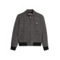 Celine triomphe blouson jacket in prince of wales wool