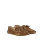 MIU MIU Faded unlined suede loafers