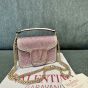 SMALL VALENTINO GARAVANI LOCÒ SHOULDER BAG WITH RHINESTONES