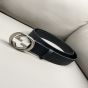 Gucci Wide belt with Interlocking G buckle