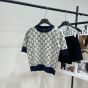 Gucci GG lamé jacquard top