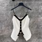 LV Buttoned Peplum Top 