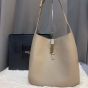 YSL LE 5 À 7 supple LARGE in grained leather