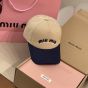 Miu Miu Drill baseball cap