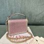 SMALL VALENTINO GARAVANI LOCÒ SHOULDER BAG WITH RHINESTONES