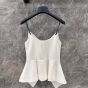 LV Buttoned Peplum Top 