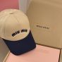 Miu Miu Drill baseball cap