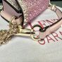 SMALL VALENTINO GARAVANI LOCÒ SHOULDER BAG WITH RHINESTONES