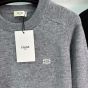 Celine triomphe crew neck sweater in wool and cashmere
