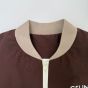 Celine TRACKSUIT JACKET in technical mesh jersey