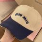 Miu Miu Drill baseball cap