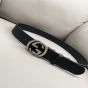 Gucci Wide belt with Interlocking G buckle