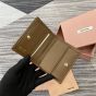 MIU MIU Small matelassé nappa leather wallet