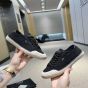 CELINE ALAN AS-01 LOW LACE-UP SNEAKER in CANVAS AND CALFSKIN