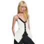 LV Buttoned Peplum Top 