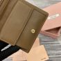 MIU MIU Small matelassé nappa leather wallet