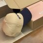 Miu Miu Drill baseball cap