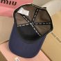 Miu Miu Drill baseball cap