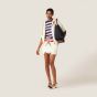 MIU MIU Cotton fleece shorts