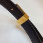YSL LA 66 BUCKLE BELT IN LACQUERED LEATHER