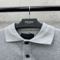 Prada Long-sleeved cotton polo shirt