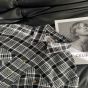 Celine overshirt in checked cashmere