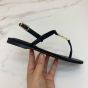 YSL Cassandra sandals in patent leather