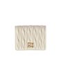 MIU MIU Small matelassé nappa leather wallet