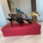 Valentino VLOGO SIGNATURE PATENT LEATHER SLINGBACK PUMP