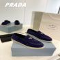 Prada Suede leather loafers