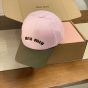 Miu Miu Drill baseball cap