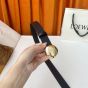 LOEWE Pebble belt in smooth calfskin