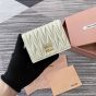 MIU MIU Small matelassé nappa leather wallet