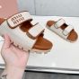 MIU MIU Canvas slides