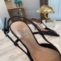 Valentino VLOGO SIGNATURE PATENT LEATHER SLINGBACK PUMP