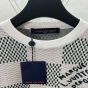 LV Damier Jacquard Short-Sleeved Crewneck