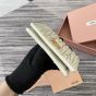 MIU MIU Small matelassé nappa leather wallet