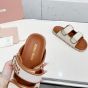 MIU MIU Canvas slides
