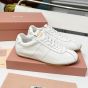 MIU MIU Plume nappa leather sneakers