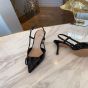 Valentino VLOGO SIGNATURE PATENT LEATHER SLINGBACK PUMP