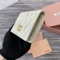 MIU MIU Small matelassé nappa leather wallet