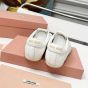 MIU MIU Plume nappa leather sneakers