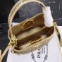 Prada Panier satin bag with crystals