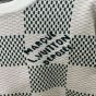 LV Damier Jacquard Short-Sleeved Crewneck