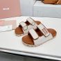 MIU MIU Canvas slides