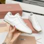 MIU MIU Plume nappa leather sneakers