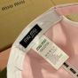 Miu Miu Drill baseball cap
