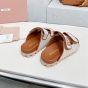 MIU MIU Canvas slides