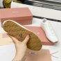 MIU MIU Plume nappa leather sneakers