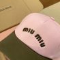 Miu Miu Drill baseball cap